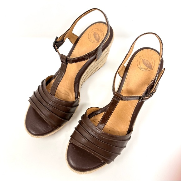 Nurture Castle Brown Wedge Shoes - Picture 8 of 15